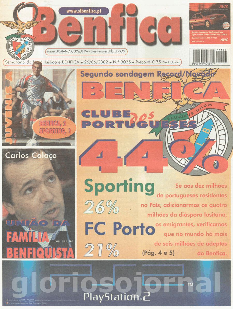 jornal o benfica 3035 2002-06-26